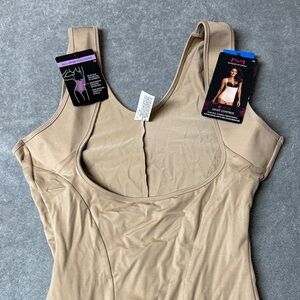Maidenform Beige Women's Shapewear Bodysuit